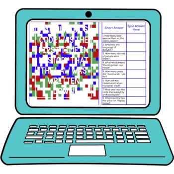 Hammurabi's Code Secret Message Activity for Google Sheets™ | Distance Learning - Image 2