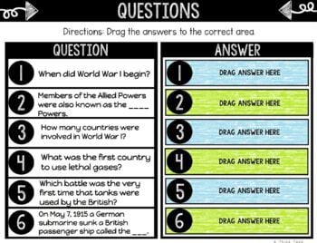 World War I DIGITAL Interactive Notebook | Choice Board - Image 3