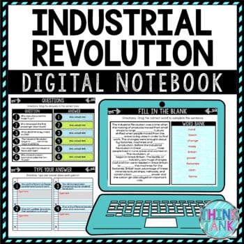 Industrial Revolution DIGITAL Interactive Notebook | Choice Board
