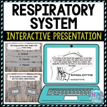 Respiratory System Interactive Google Slides™ Presentation | Digital