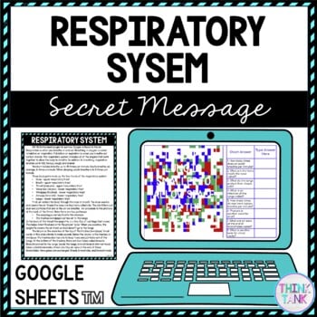 Respiratory System Secret Message Activity for Google Sheets™