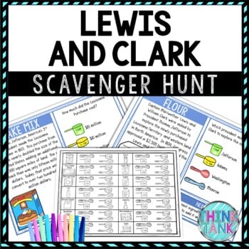 Lewis and Clark Activity - Scavenger Hunt Bake-Off Challenge - Gallery Walk