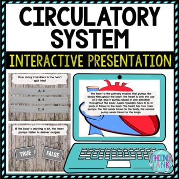 Circulatory System Interactive Google Slides™ Presentation | Digital