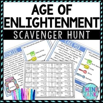 Enlightenment Activity - Scavenger Hunt Challenge - Gallery Walk