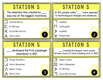 Industrial Revolution Breakout Activity - Task Cards Puzzle Challenge - Image 2