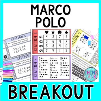 Marco Polo Breakout Activity - Task Cards Puzzle Challenge - Ancient China