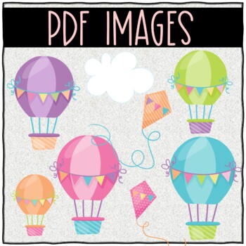 Bulletin Board Display Kit - Teacher Bulletin Board - Hot Air Balloon Theme - Image 2