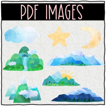 Bulletin Board Display Kit - Teacher Bulletin Board - Mountain Theme - Image 2