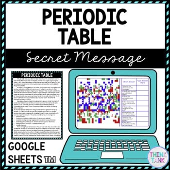 Periodic Table Secret Message Activity for Google Sheets™