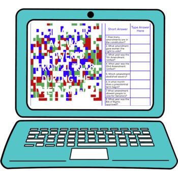Extended Amendments Message Activity for Google Sheets™ | Distance Learning - Image 2