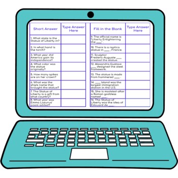 Statue of Liberty Secret Message Activity For Google Sheets™ - Image 3