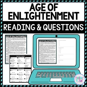 Age of Enlightenment DIGITAL Reading Passage & Questions Self Grading