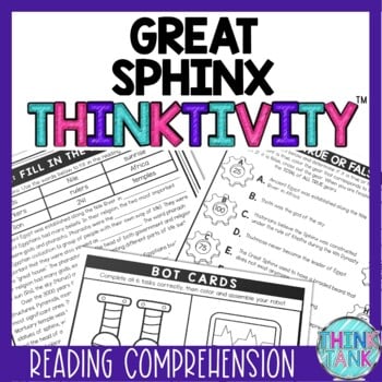 Great Sphinx of Ancient Egypt Thinktivity™ Reading Comprehension