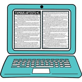 Famous Artists #1 Secret Message Activity For Google Sheets™ - Image 4