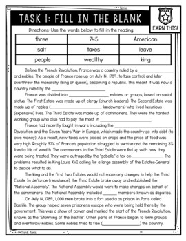 French Revolution Reading Comprehension CSI Spy Mystery - Close Reading - Image 2