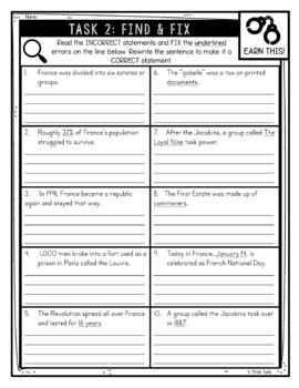 French Revolution Reading Comprehension CSI Spy Mystery - Close Reading - Image 4