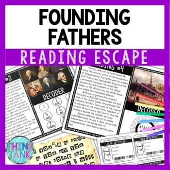 Founding Fathers Reading and Puzzle Escape