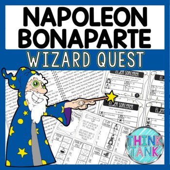 Napoleon Bonaparte Close Reading Quest - Task Cards and Text Marking