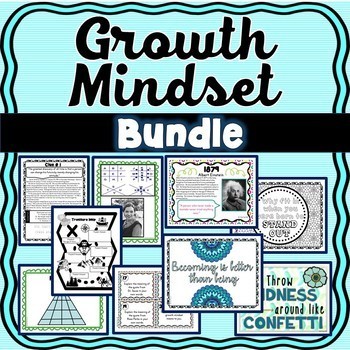 Growth Mindset Bundle- Escape Rooms, Scavenger Hunt, Team Building!