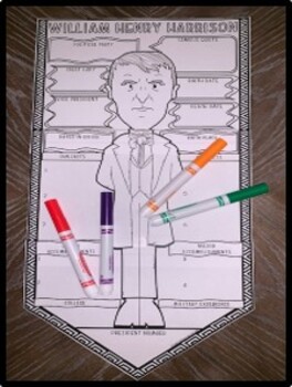 William Henry Harrison Research Project - President Pennants - Image 4