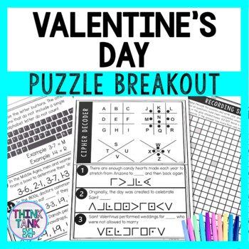 Valentine's Day Puzzle Stations Breakout