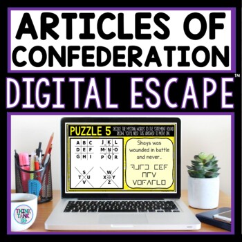 Articles of Confederation DIGITAL 360 Escape Room