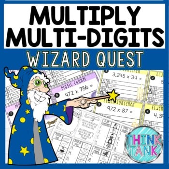 Multiply Multi Digit Whole Numbers Math Quest Game - Multiplication