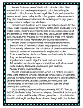 Ancient India DIGITAL Reading Passage & Questions Self Grading - Image 3
