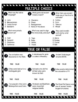 Ancient India DIGITAL Reading Passage & Questions Self Grading - Image 4