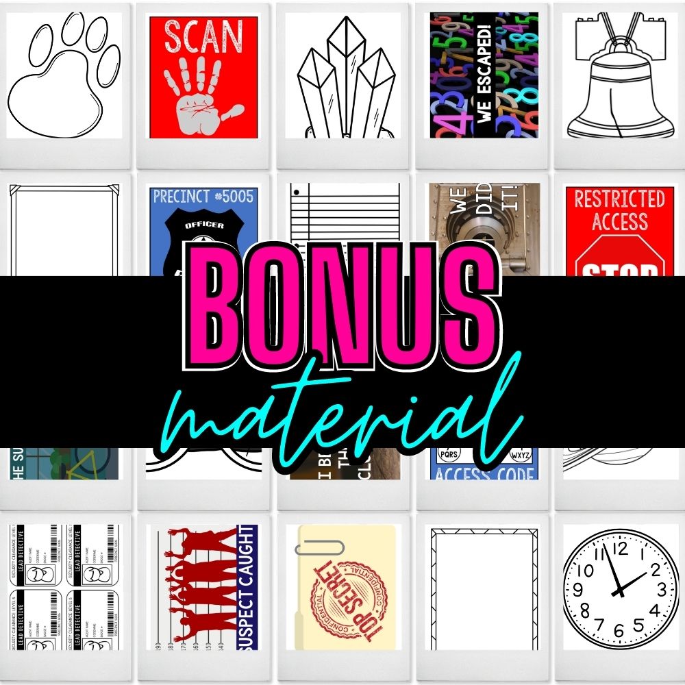 Learn to create printable escape rooms to sell online and earn passive income with done for you puzzle templates.