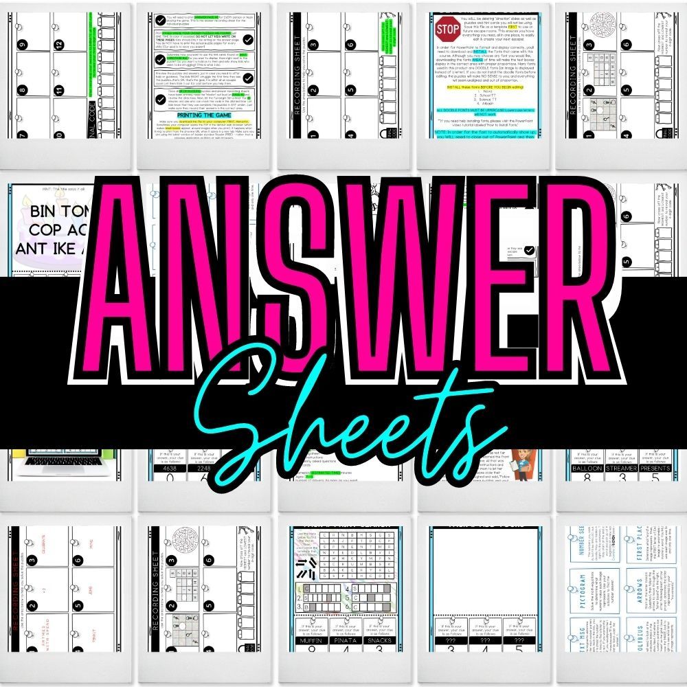 Learn to create printable escape rooms to sell online and earn passive income with done for you puzzle templates.
