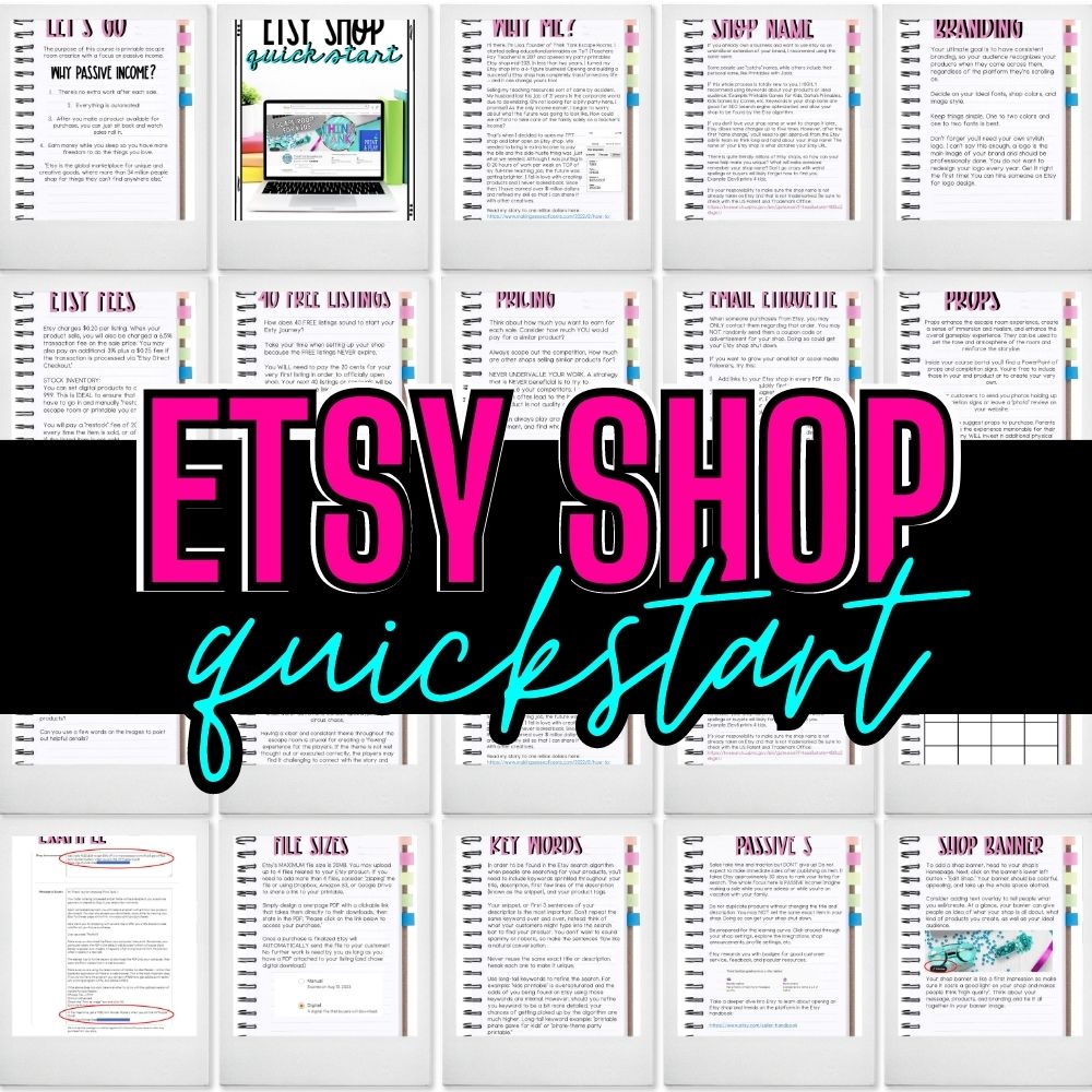 Learn to create printable escape rooms to sell online and earn passive income with done for you puzzle templates.