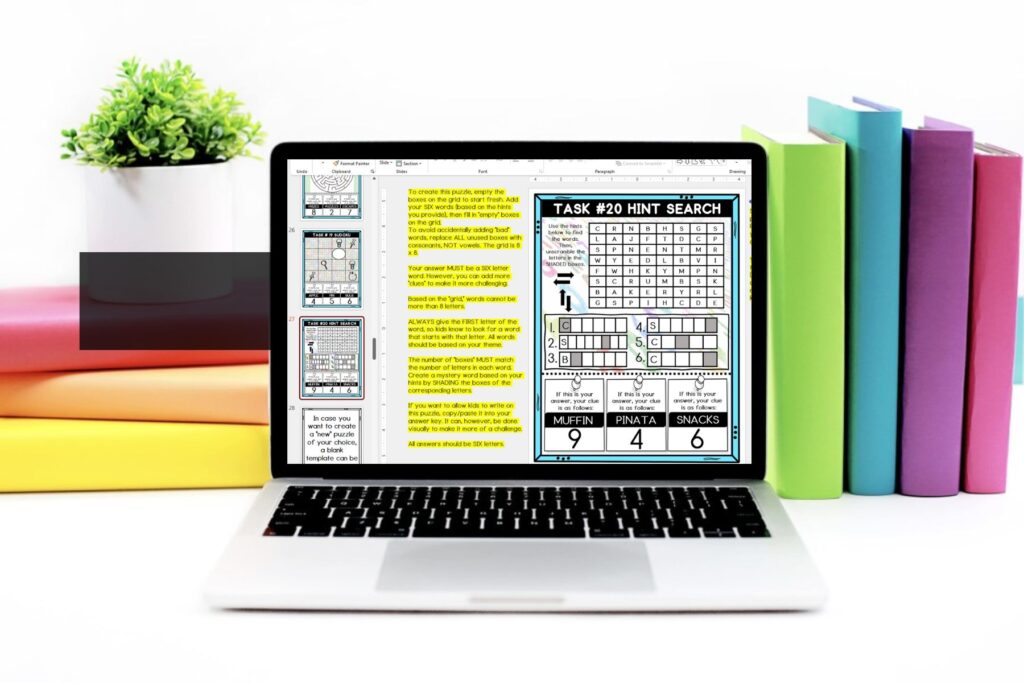 Learn to create printable escape rooms to sell online and earn passive income with done for you puzzle templates.