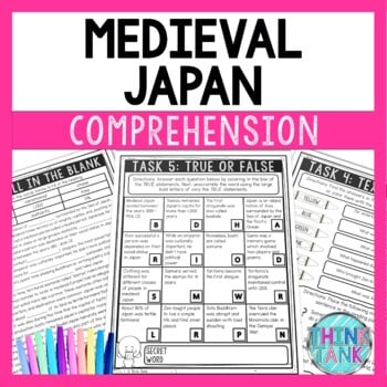 Medieval Japan Comprehension Challenge - Close Reading
