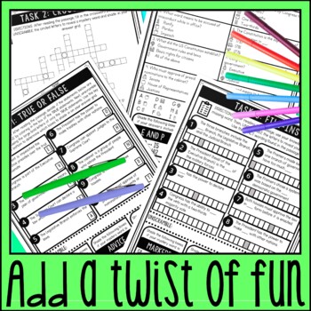U.S. Constitution BUNDLE - Escape Room - Reading Comprehension - Text Marking - Image 4