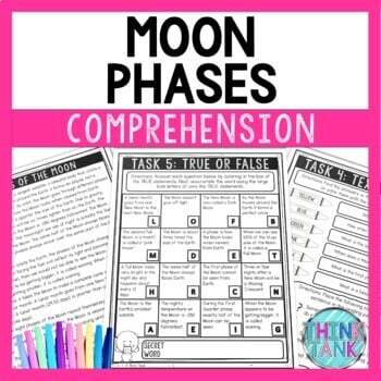 Moon Phases Comprehension Challenge - Close Reading