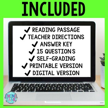 English Bill of Rights DIGITAL Reading Passage & Questions Self Grading - Image 3