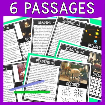 Galileo Reading Comprehension and Puzzle Escape Room - Solar System - Image 2