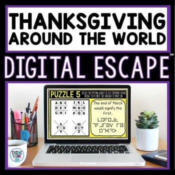 Thanksgiving Around the World DIGITAL 360 Escape Room