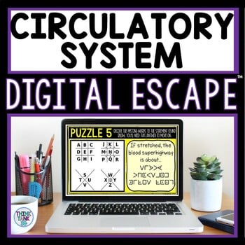 Circulatory System DIGITAL 360 Escape Room - Human Body Systems