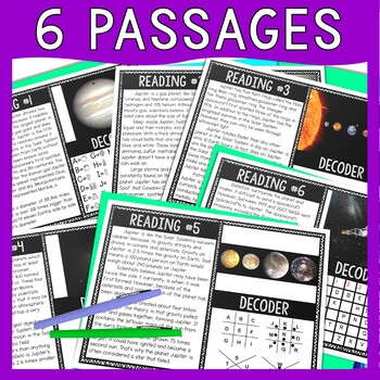 Planet Jupiter Reading Comprehension and Puzzle Escape Room - Solar System - Image 3