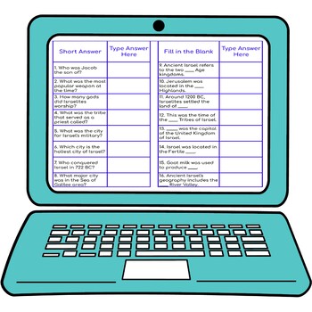 Ancient Israel Secret Message Activity for Google Sheets™ | Distance Learning - Image 3