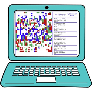 Hundred Years' War Secret Message Activity for Google Sheets™ - Image 2