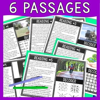 Earth Day Reading Comprehension and Puzzle Escape Room - April Activity - Image 2