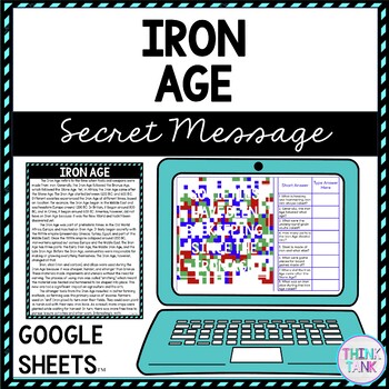 Iron Age Secret Message Activity for Google Sheets™ - Ancient History