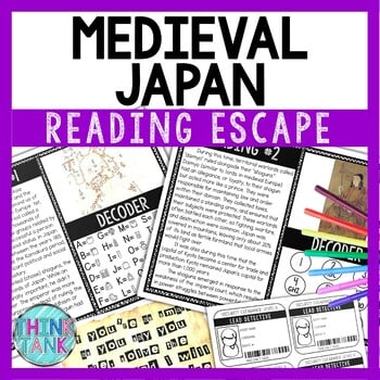 Medieval Japan Reading Comprehension and Puzzle Escape Room