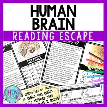 Human Brain Reading Comprehension and Puzzle Escape Room - Nervous System
