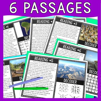 South America Reading Comprehension and Puzzle Escape Room - World Geography - Image 2