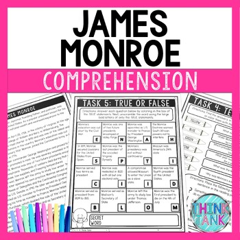 James Monroe Comprehension Challenge - Close Reading