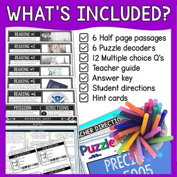 Citizenship and Naturalization Reading Comprehension and Puzzle Escape Room - Image 3